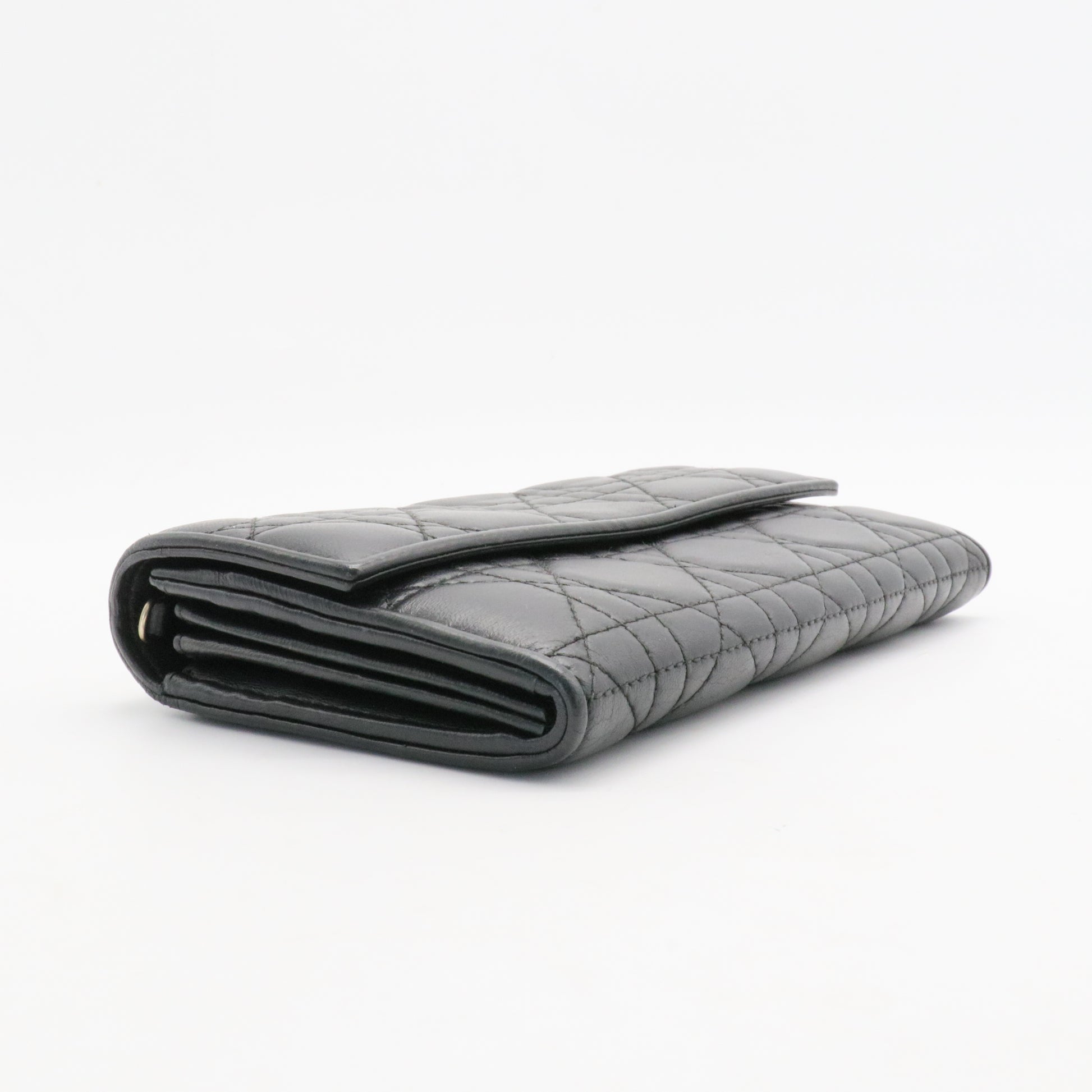 Lady Dior Wallet on Chain Pouch Cannage Quilt Lambskin Long