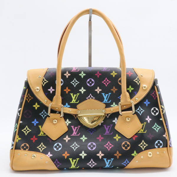 White Monogram Multicolor Beverly MM Handbag