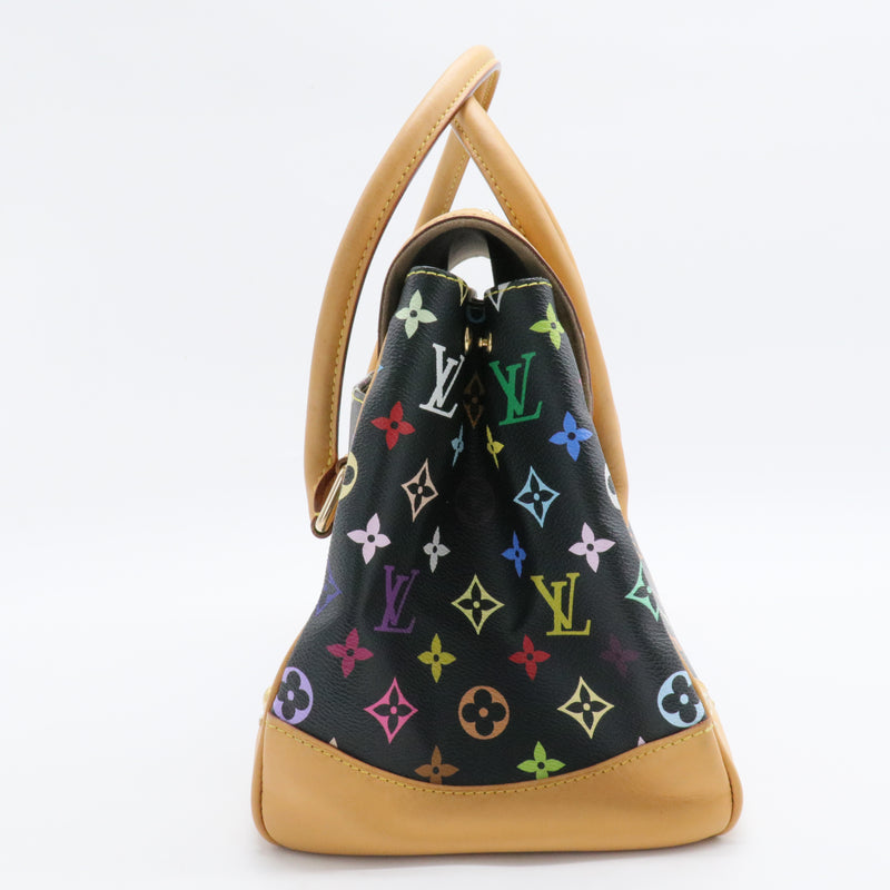 White Monogram Multicolor Beverly MM Handbag