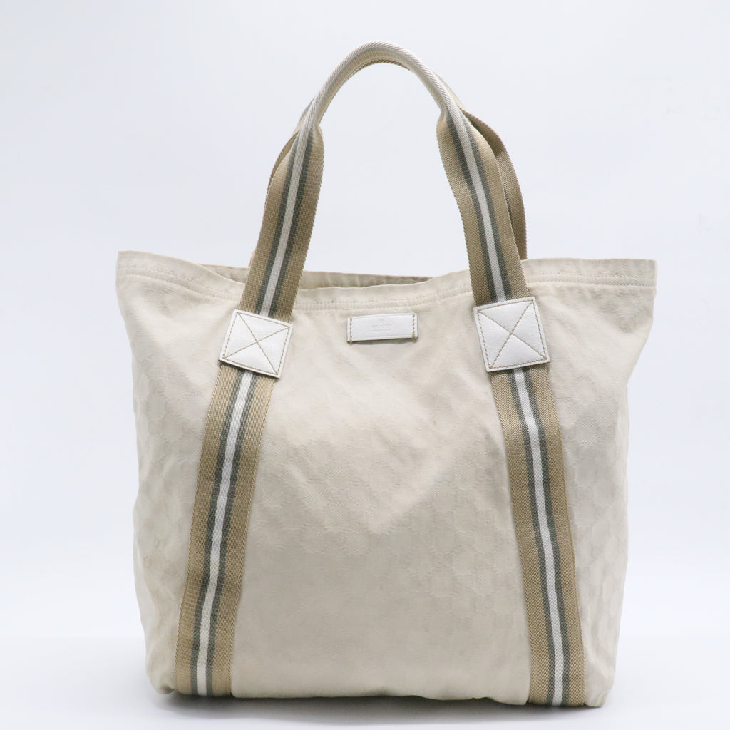 Original Web Tote GG Canvas Tall