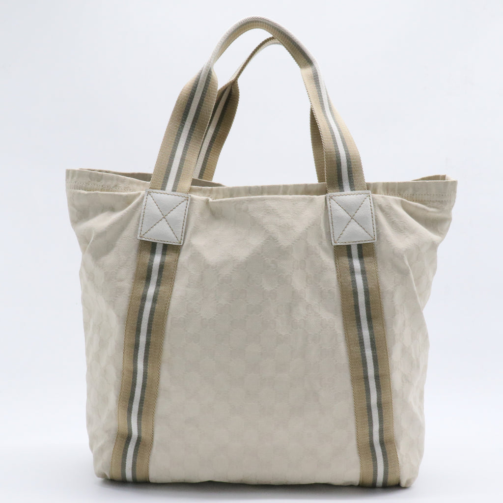 Original Web Tote GG Canvas Tall