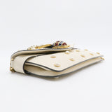 Broadway Pearly Bee Shoulder Bag Embellished Leather