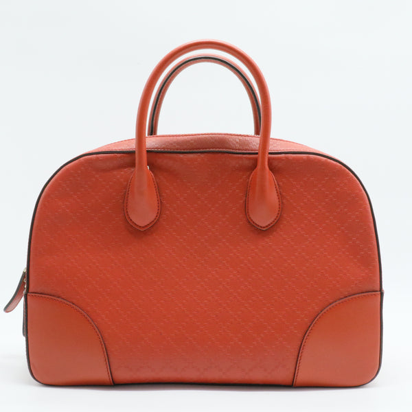 Bright Boston Bag Diamante Leather Medium