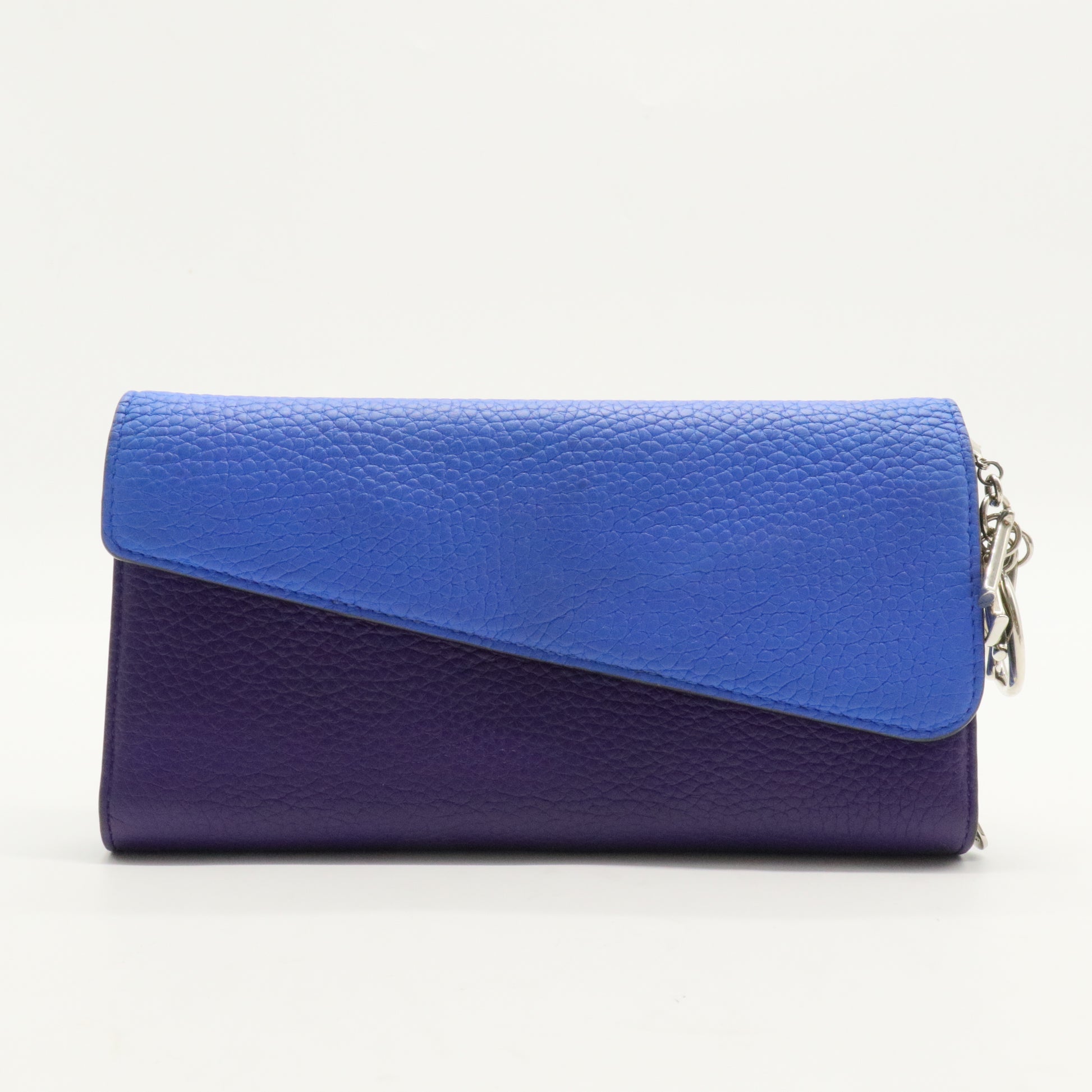 Leather Flap Wallet Bicolor