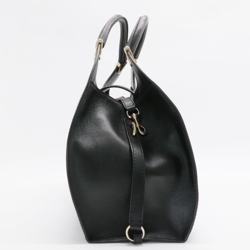 Stirrup Top Handle Bag Leather Large
