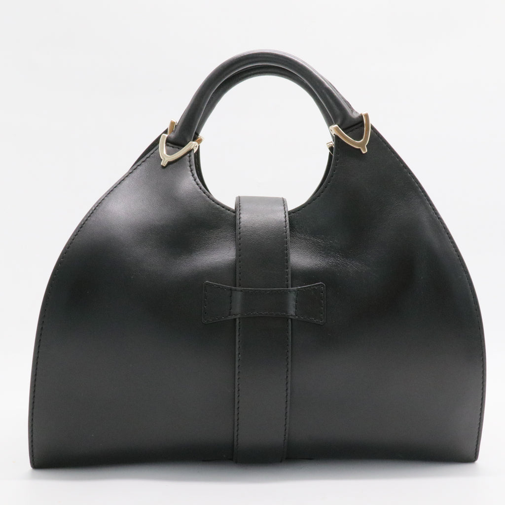Stirrup Top Handle Bag Leather Large