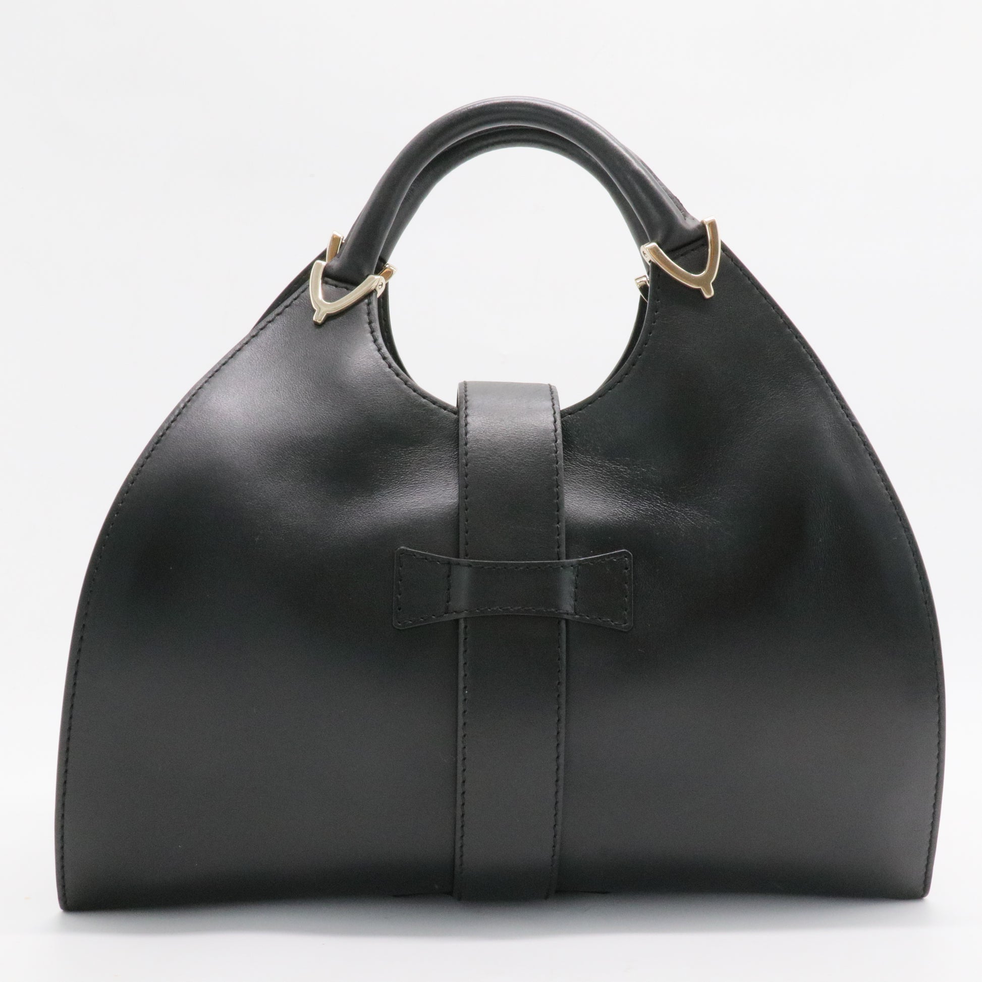 Stirrup Top Handle Bag Leather Large