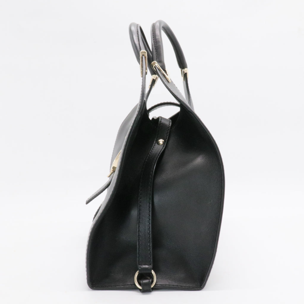 Stirrup Top Handle Bag Leather Large