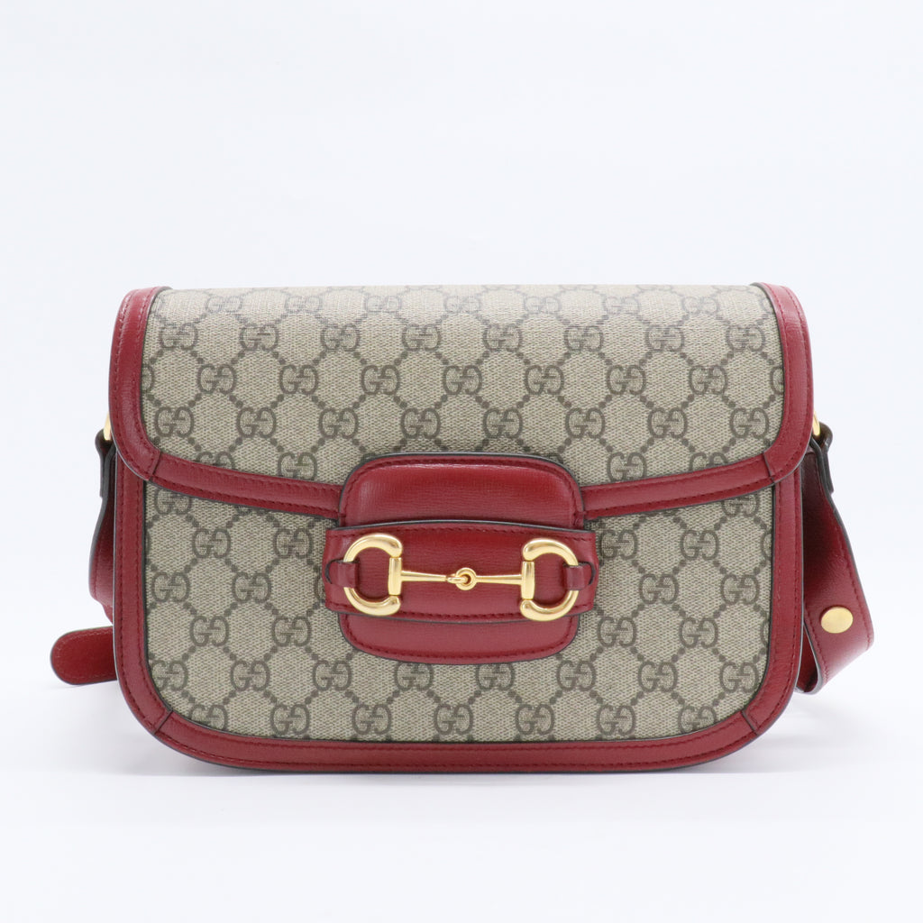 Horsebit 1955 Shoulder Bag GG Coated Canvas Small