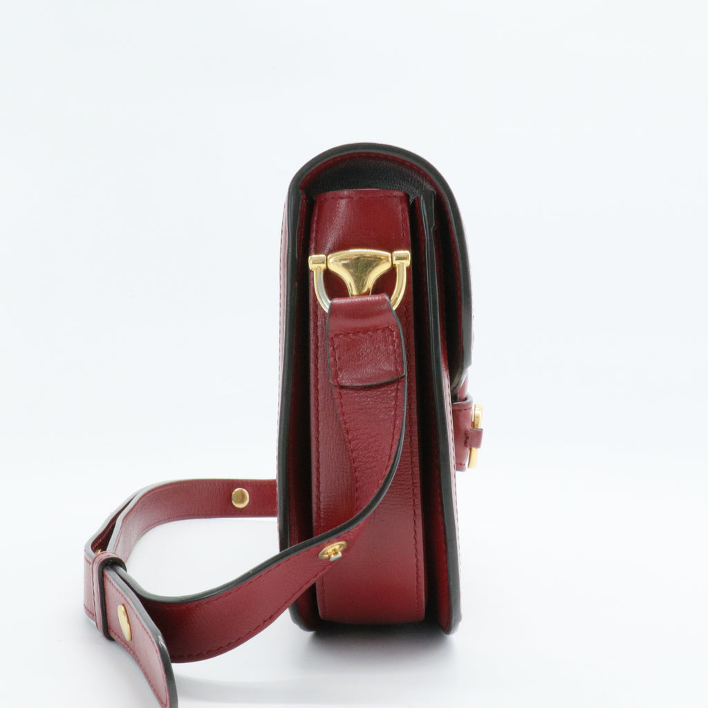 Horsebit 1955 Shoulder Bag GG Coated Canvas Small