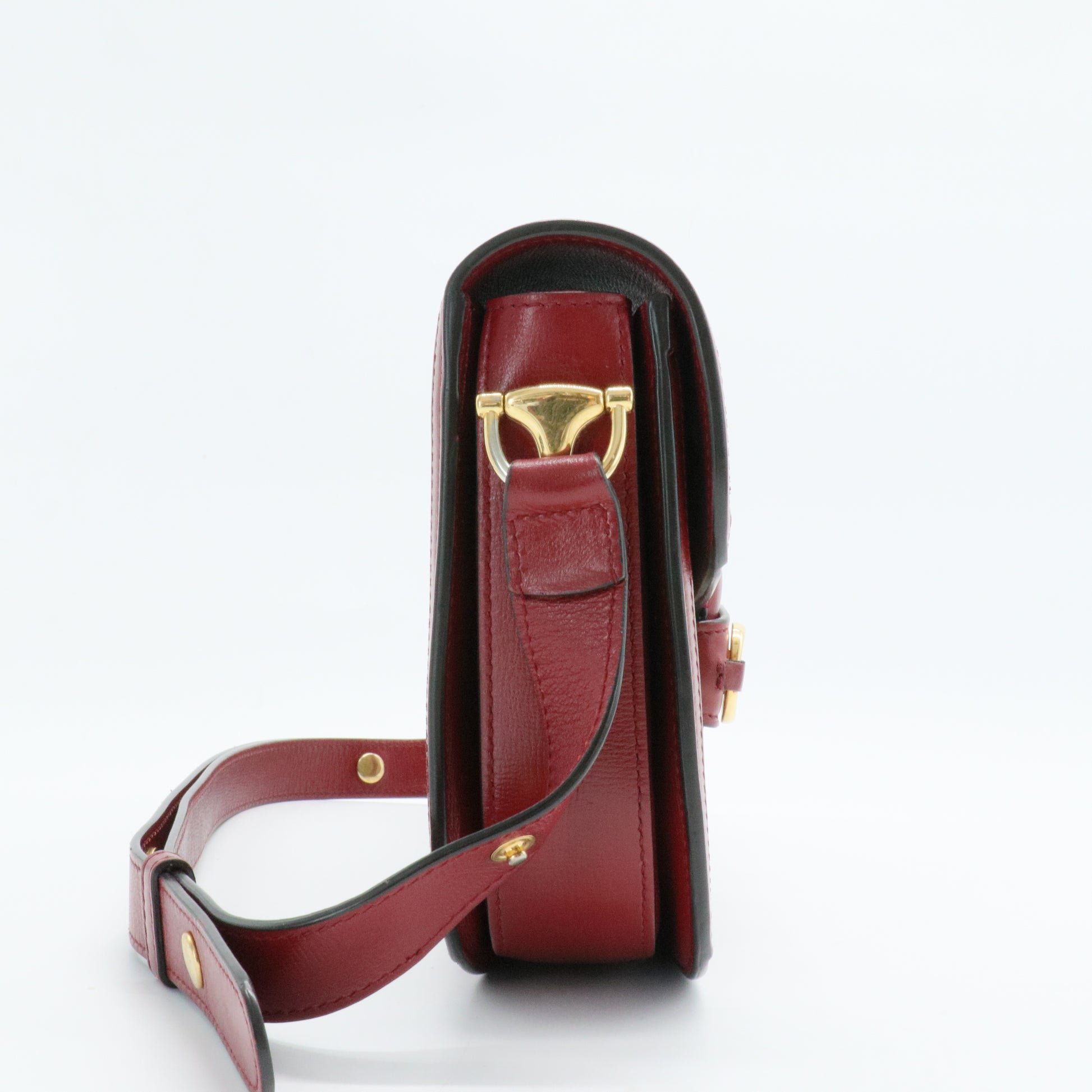 Horsebit 1955 Shoulder Bag GG Coated Canvas Small