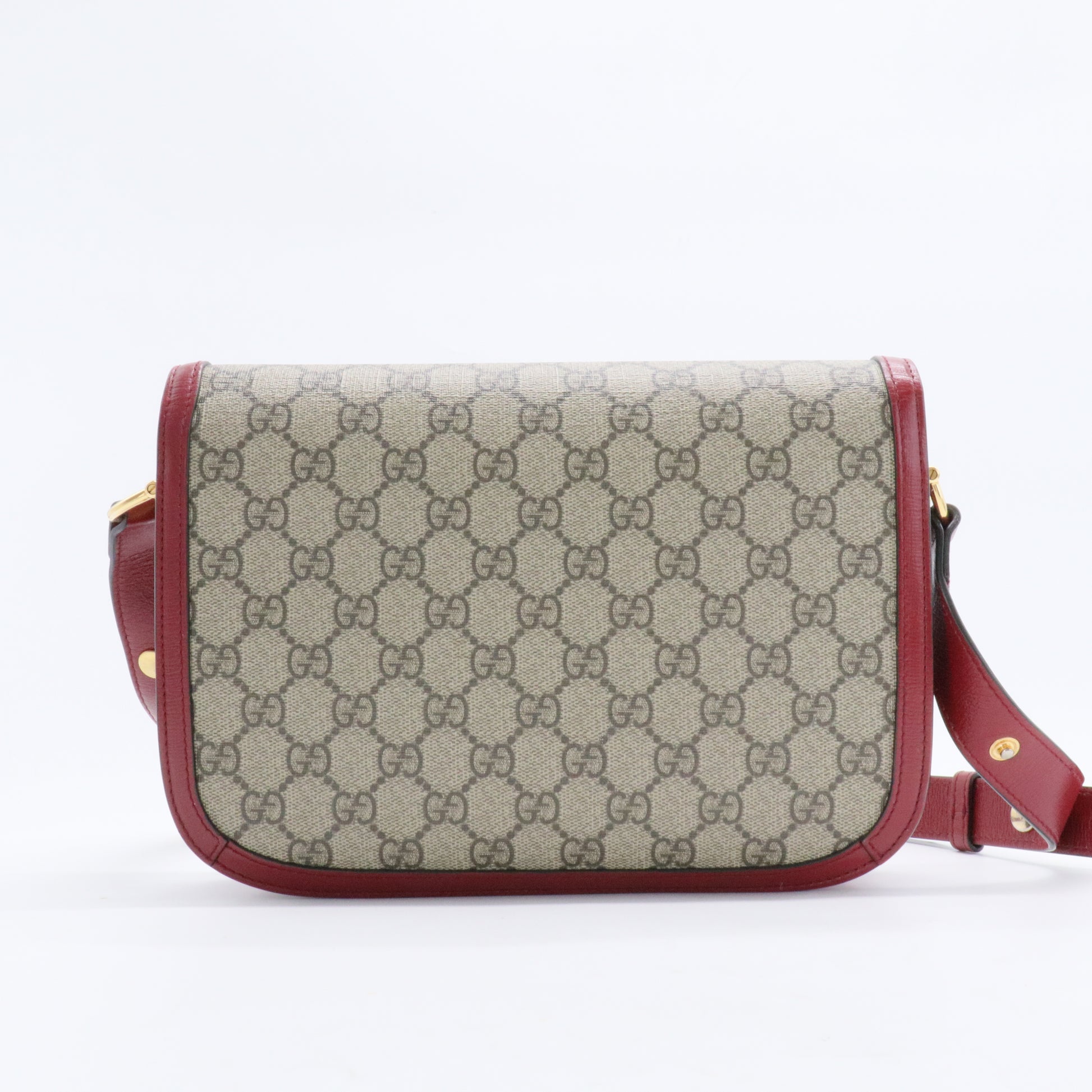 Horsebit 1955 Shoulder Bag GG Coated Canvas Small