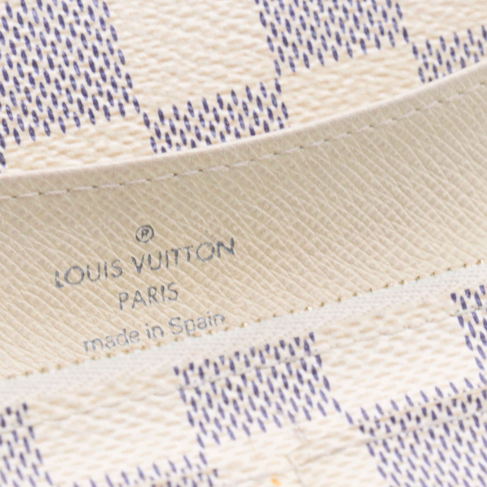 Damier Azur Pattern Emilie Wallet