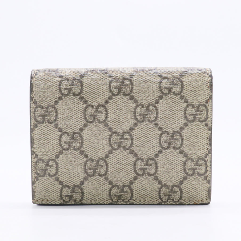 Cherries French Wallet GG Coated Canvas Compact