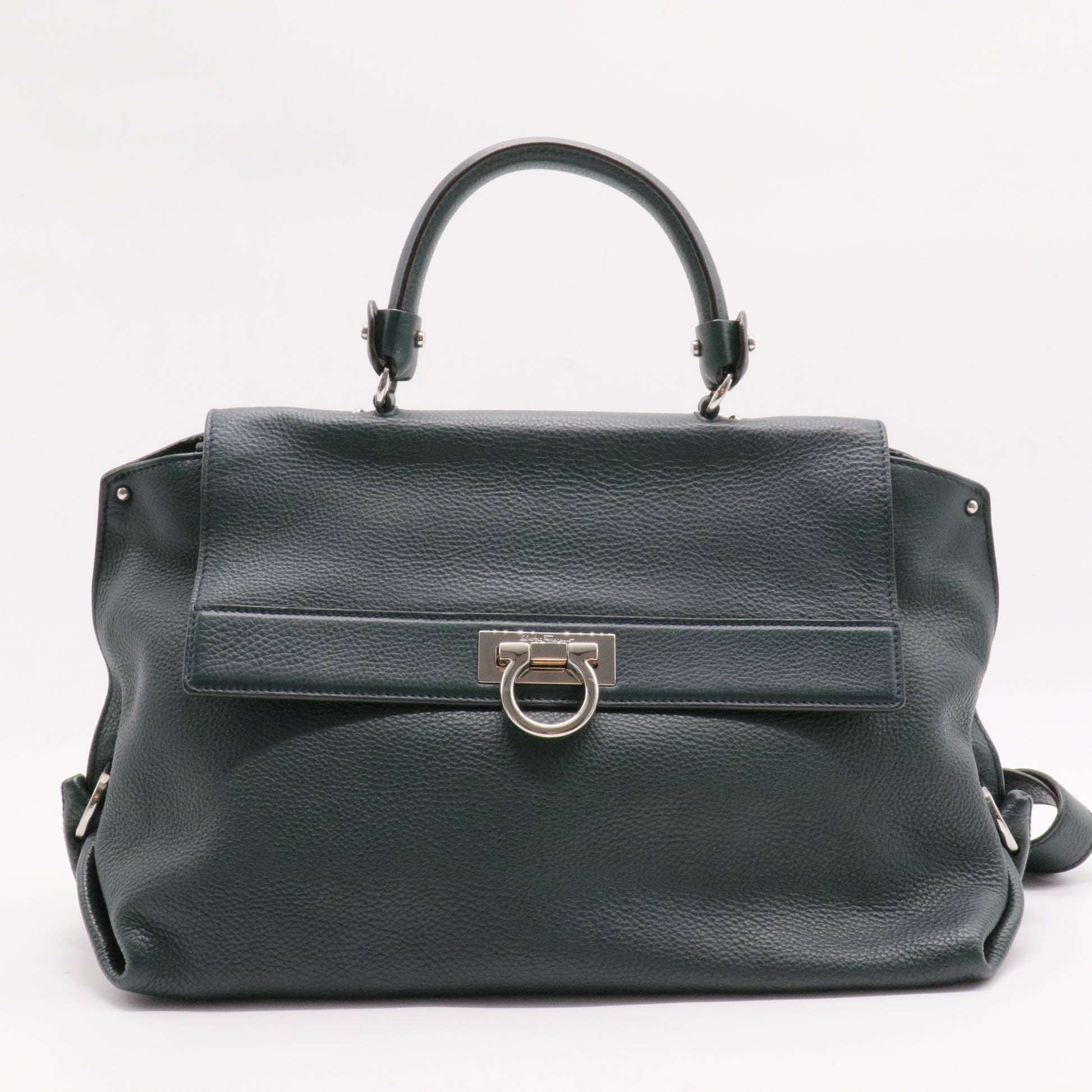 Sofia Satchel Pebbled Leather Medium