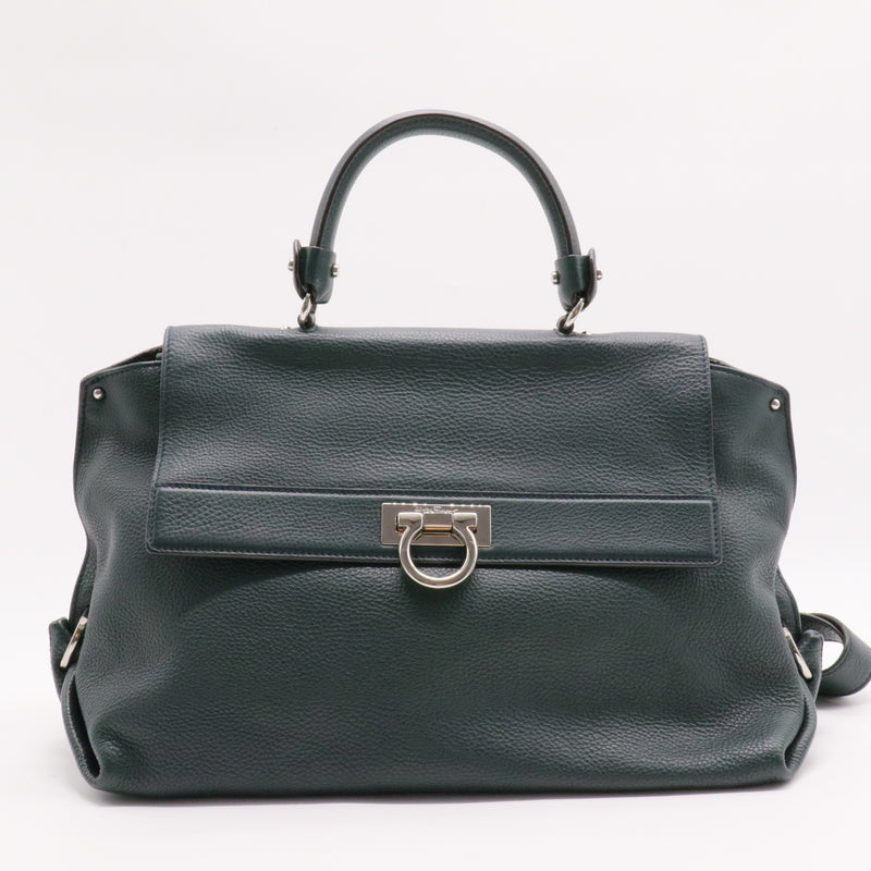 Sofia Satchel Pebbled Leather Medium