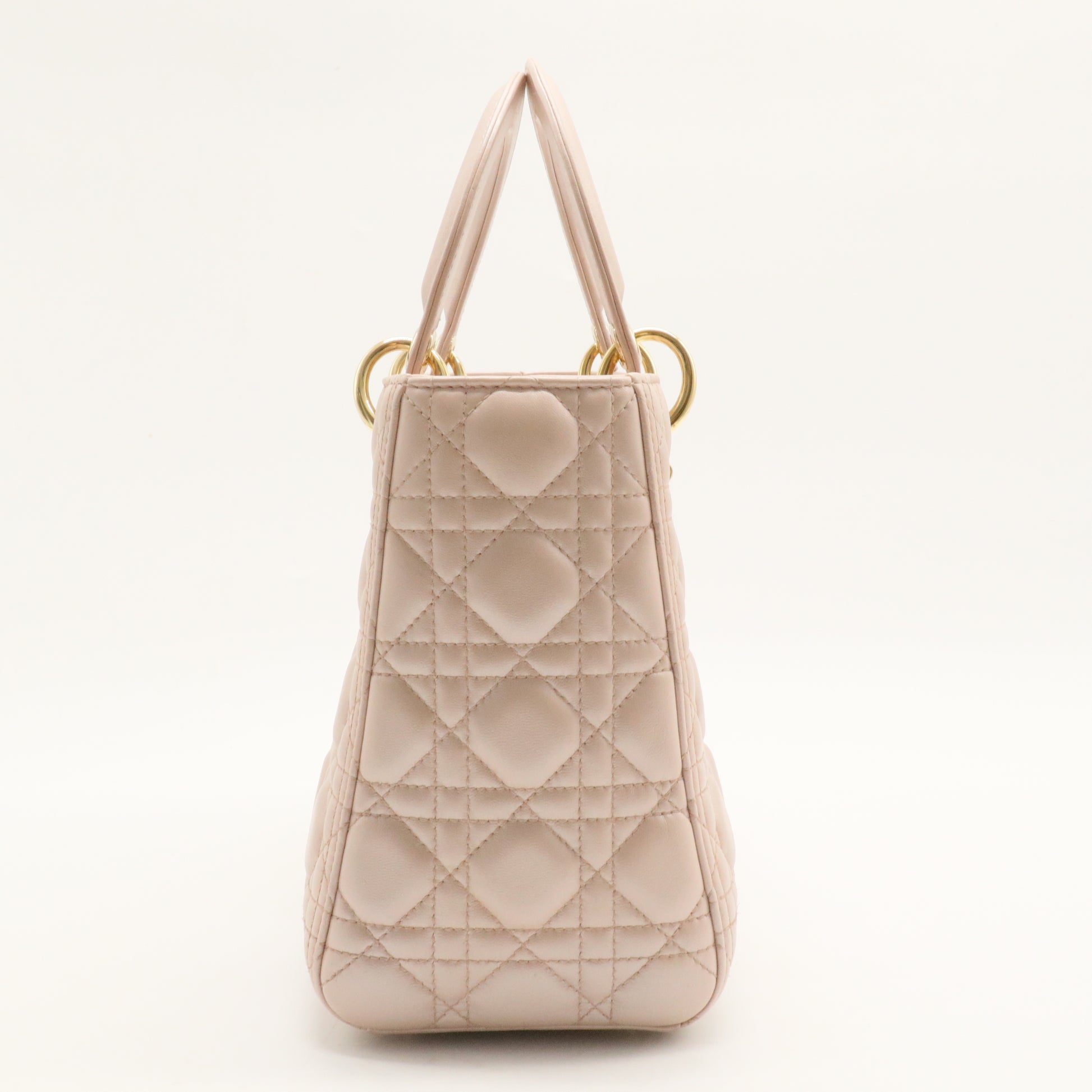Lady Dior Bag Cannage Quilt Grained Calfskin Medium