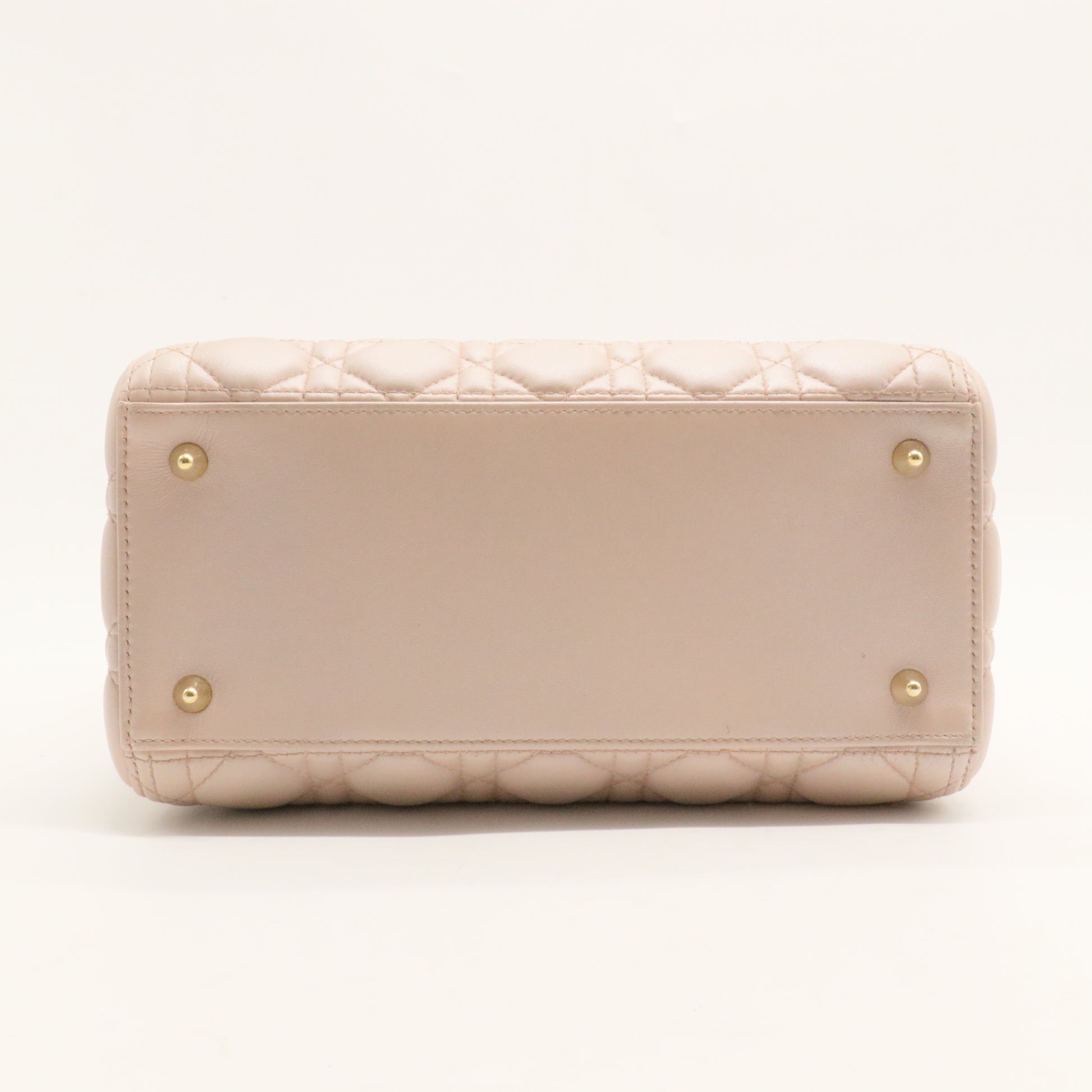 Lady Dior Bag Cannage Quilt Grained Calfskin Medium