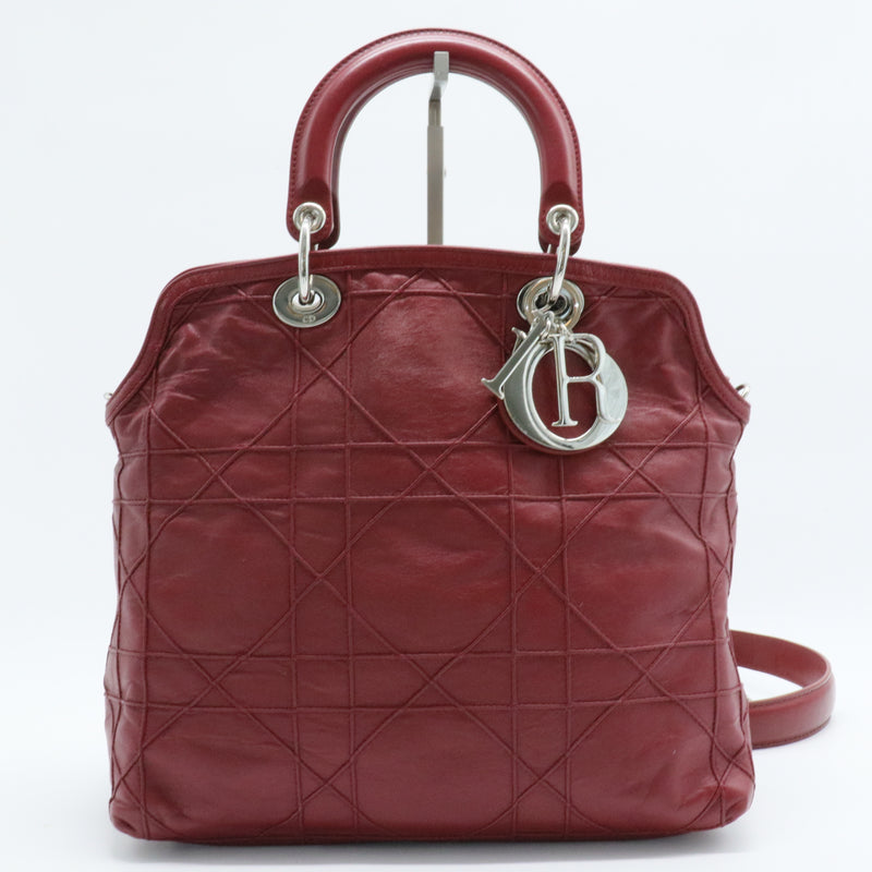 Granville Satchel Cannage Quilt Leather Medium