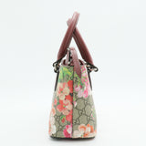 Linea A Convertible Tote Blooms Print GG Coated Canvas Mini