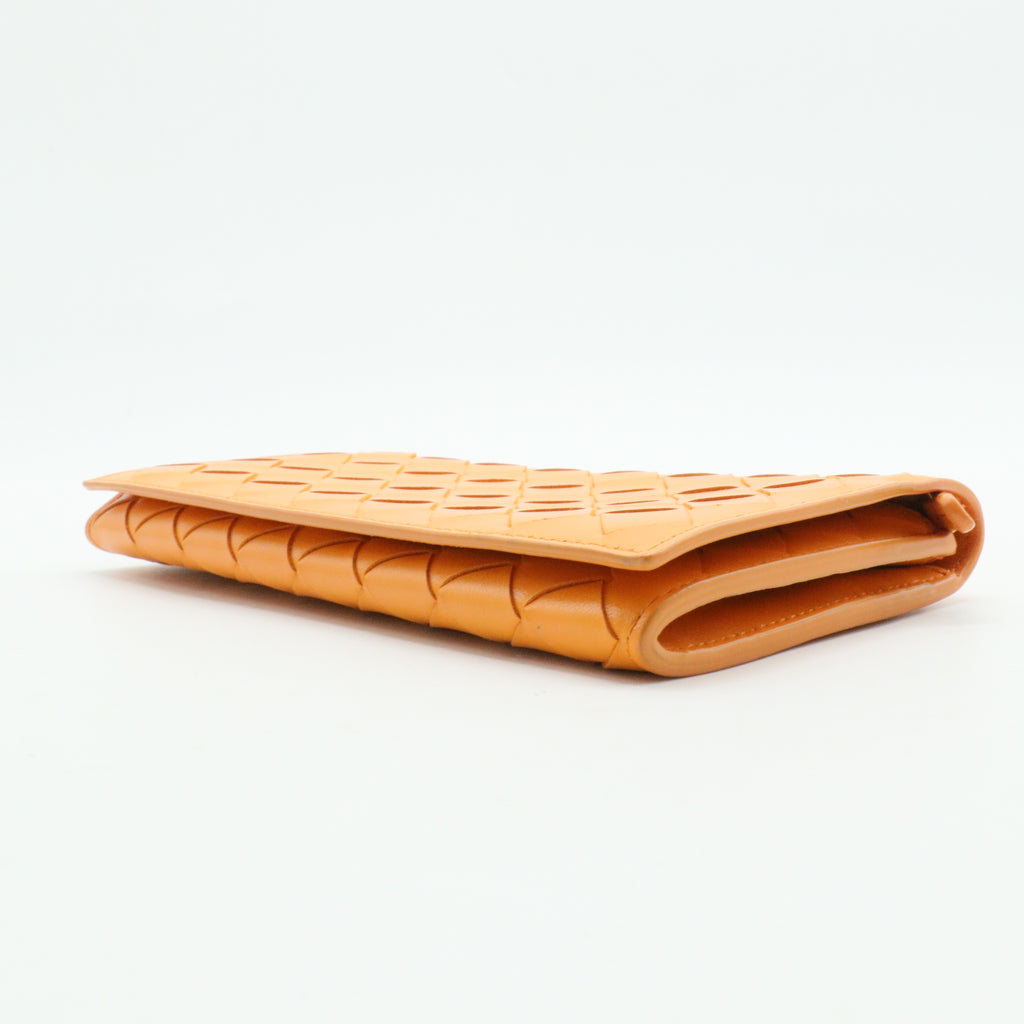 Trifold Wallet Intrecciato Nappa