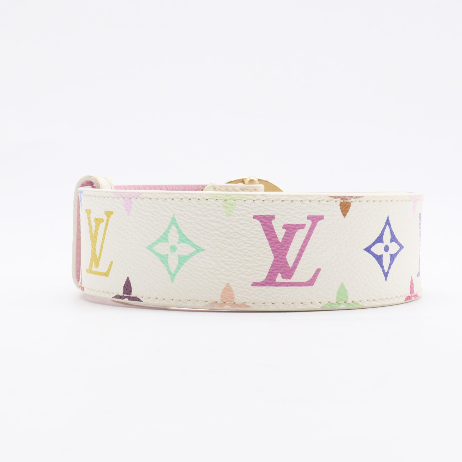 Monogram Multicolor Trunks and Bags Belt 80 32 White
