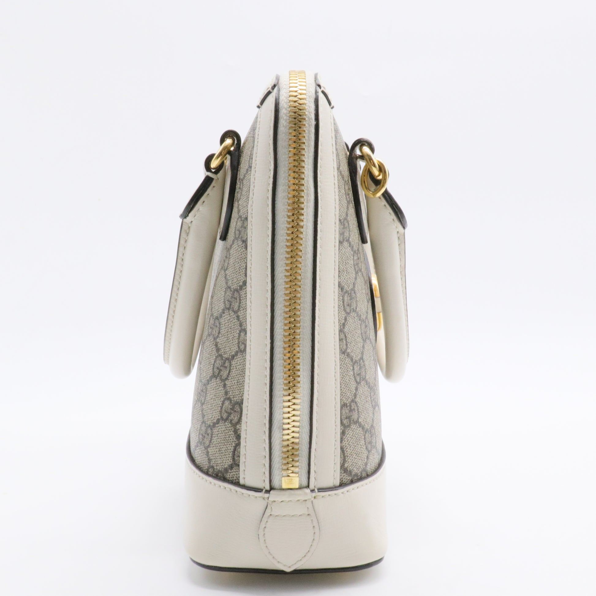 Horsebit 1955 Top Handle Bag GG Coated Canvas Small