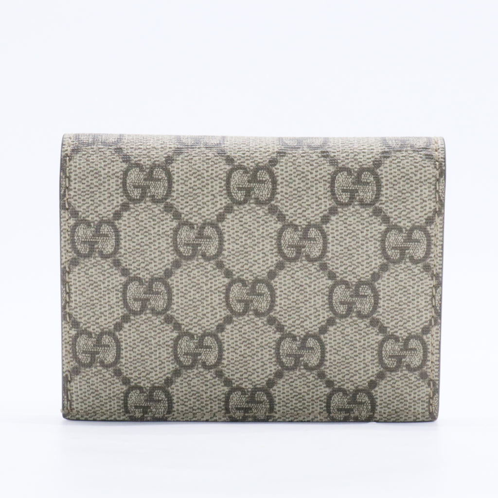Bifold Wallet Printed GG Coated Canvas