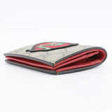 Bifold Wallet Printed GG Coated Canvas