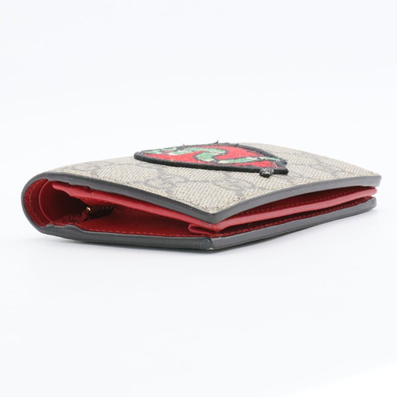 Bifold Wallet Printed GG Coated Canvas