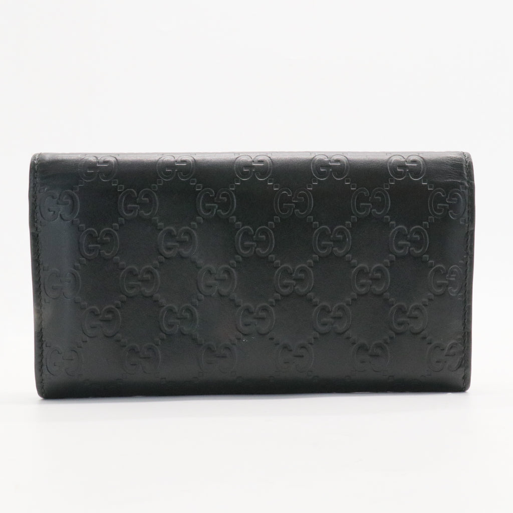 Icon Continental Wallet Guccissima Leather