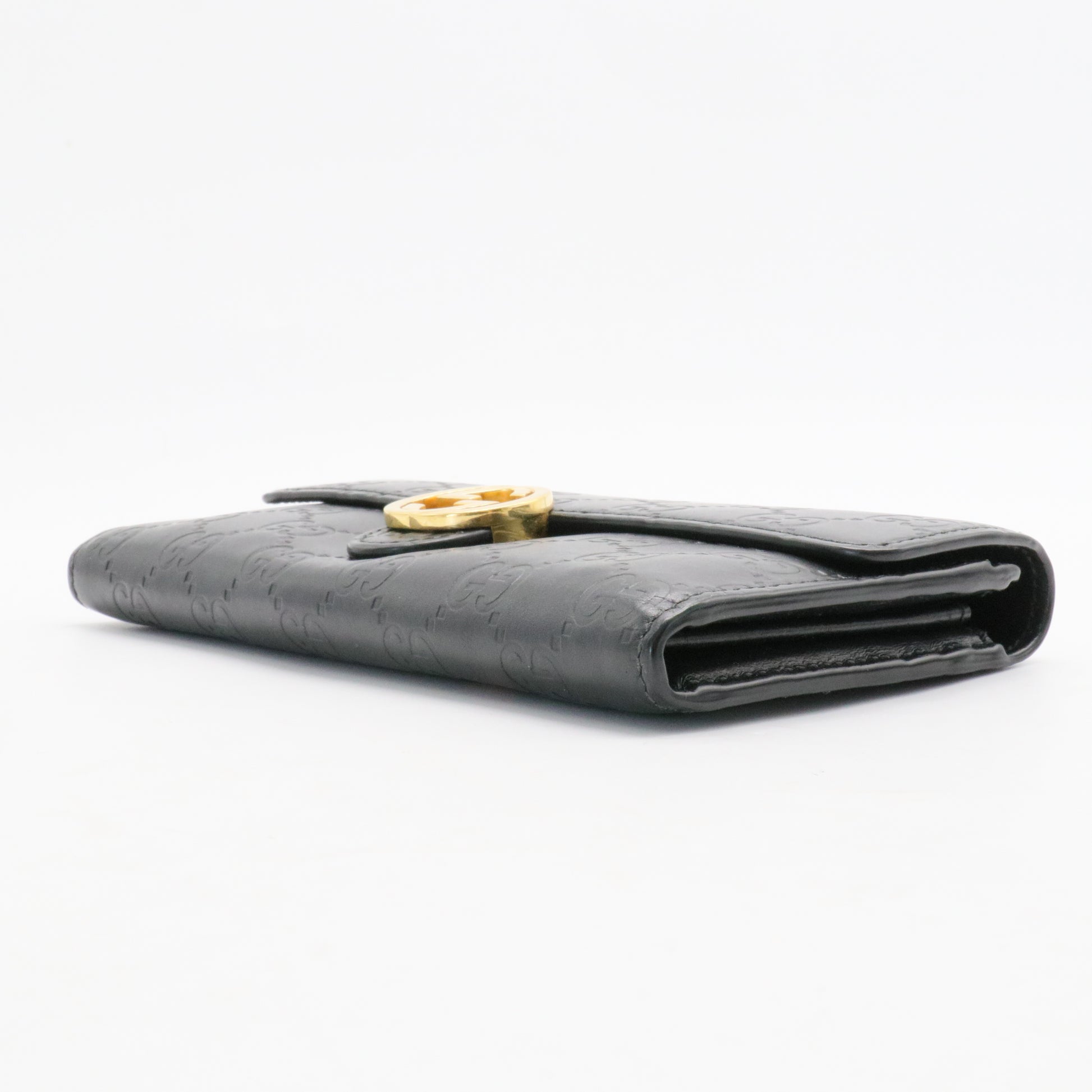 Icon Continental Wallet Guccissima Leather