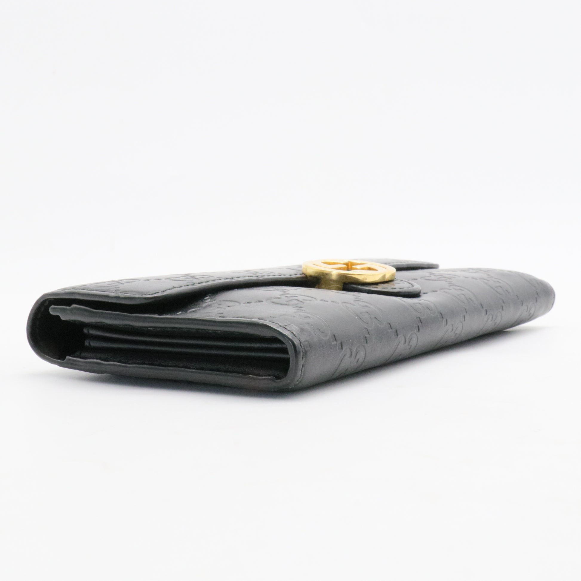 Icon Continental Wallet Guccissima Leather