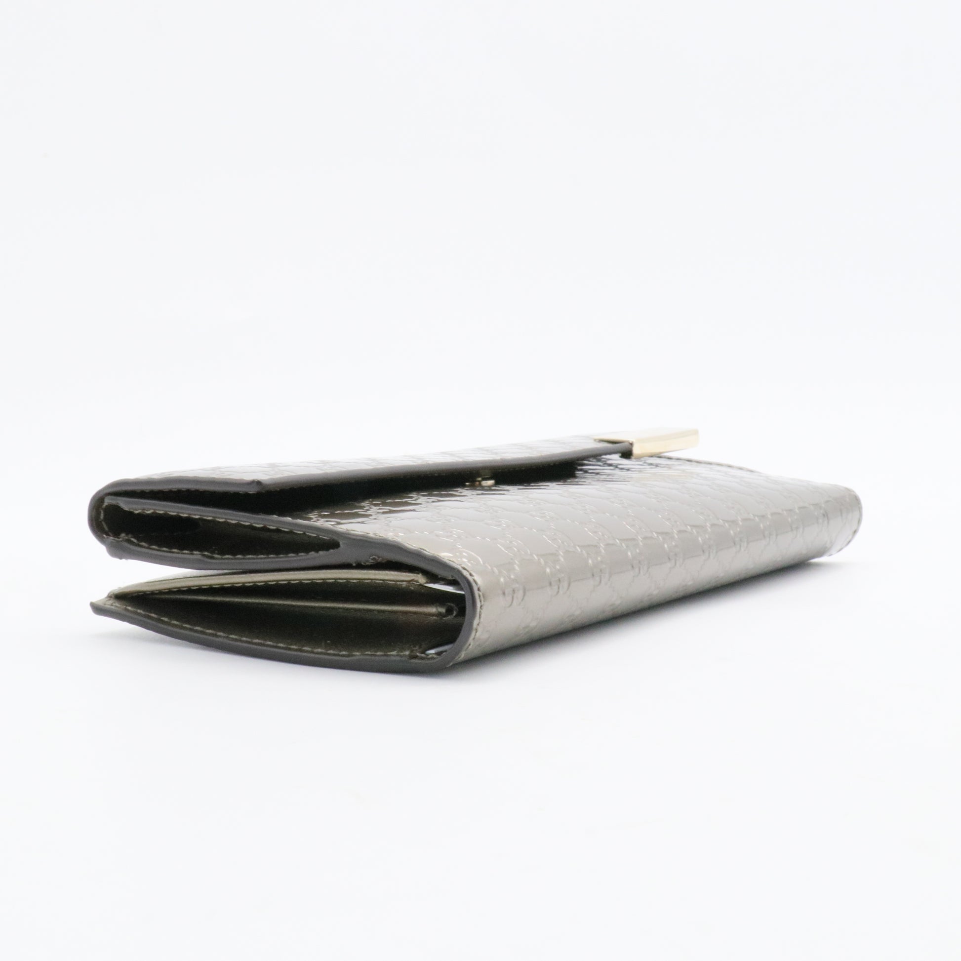 Continental Flap Wallet Guccissima Leather Long