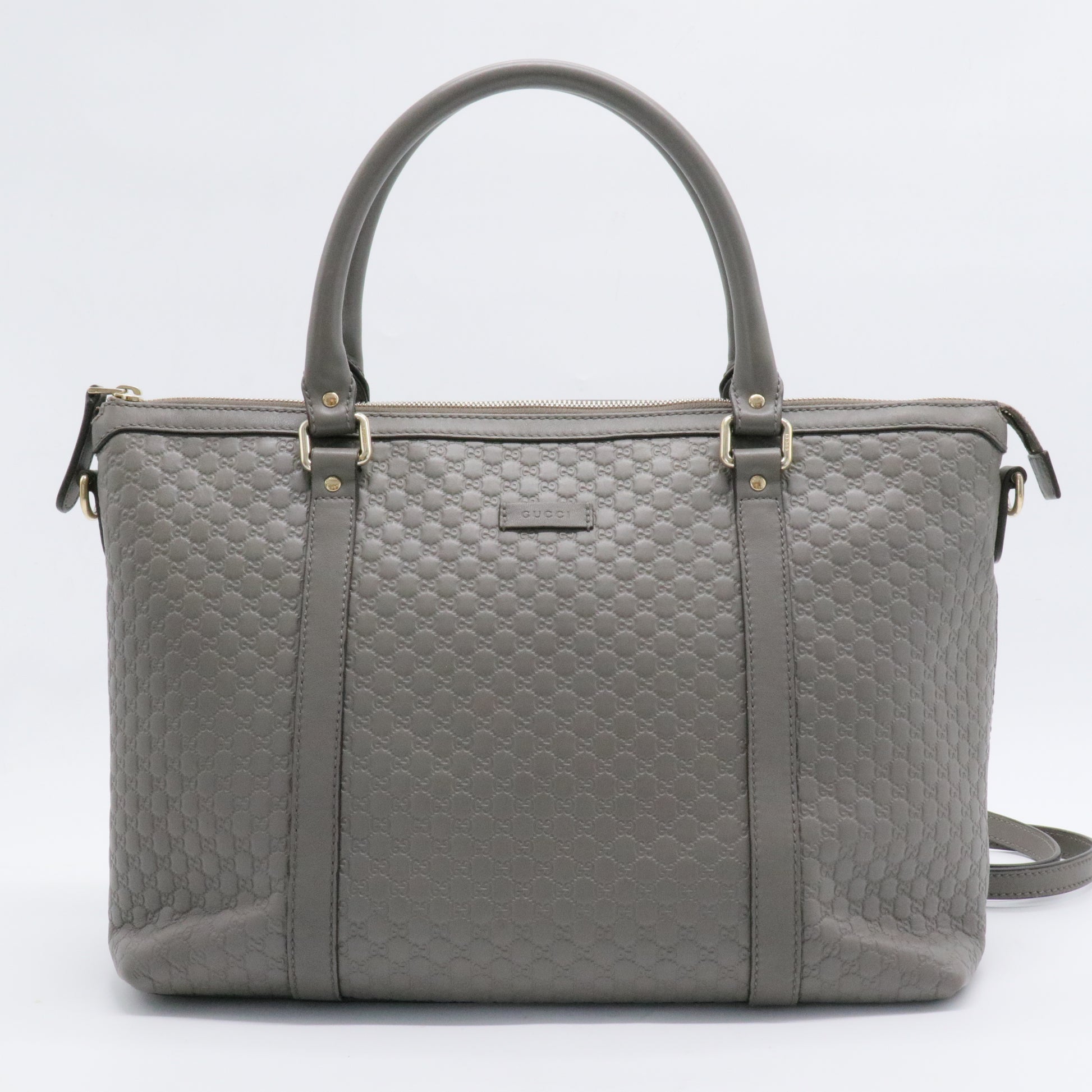 Open Tote Microguccissima Leather Medium