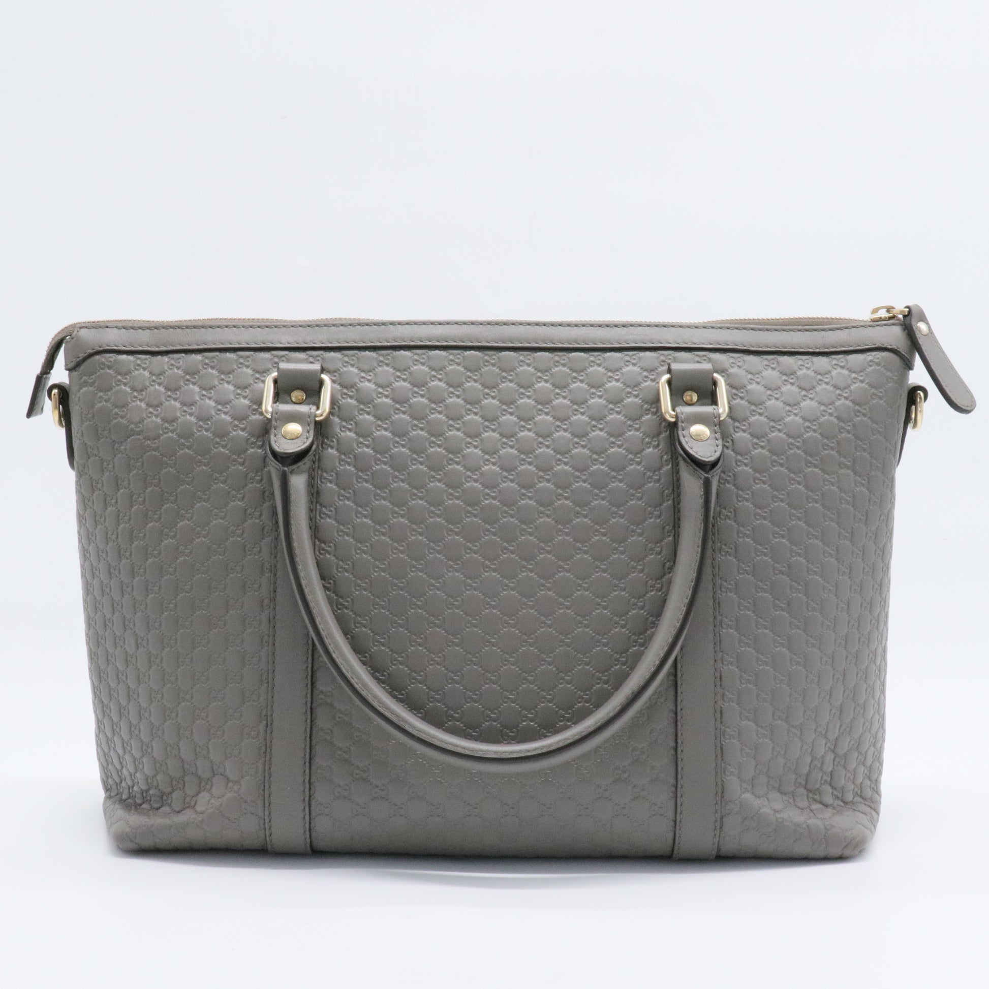 Open Tote Microguccissima Leather Medium