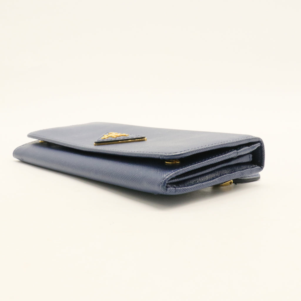 Wallet on Chain Saffiano Leather