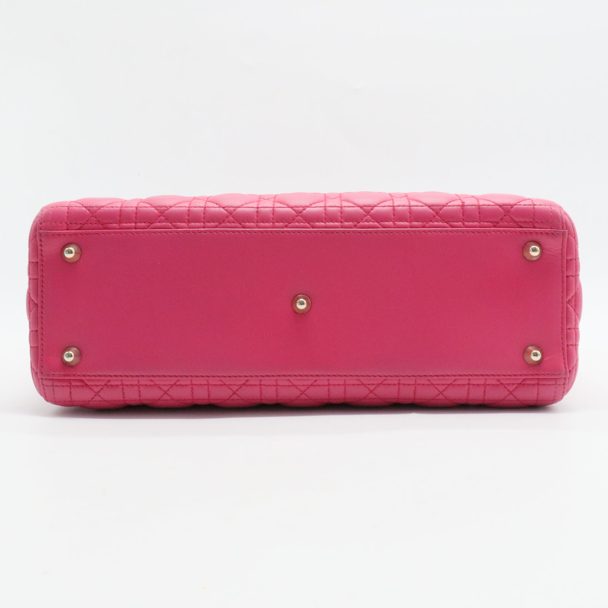 Lady Dior Bag Cannage Quilt Lambskin Large