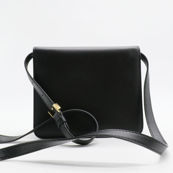 Fab Shoulder Bag Leather with Crystal Detail