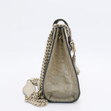 Emily Chain Flap Shoulder Bag Guccissima Leather Small