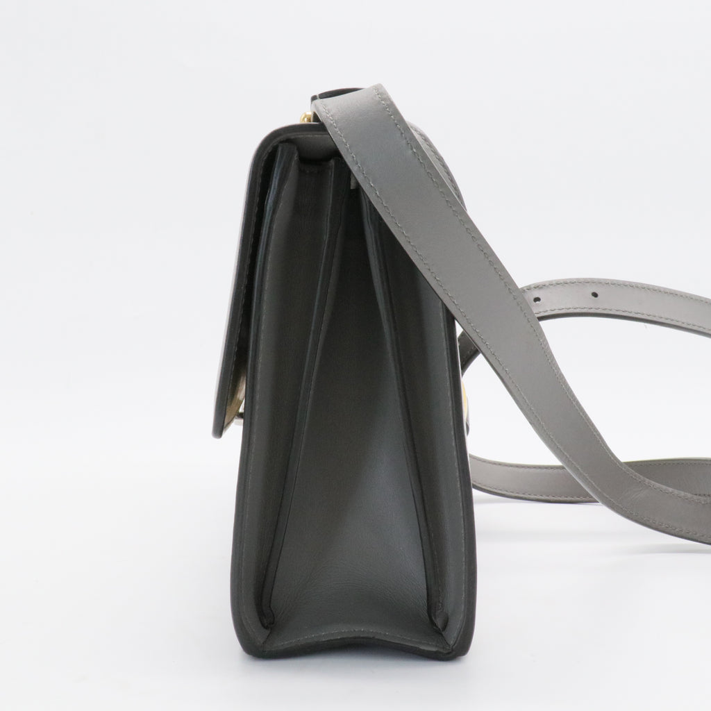 Zumi Flap Shoulder Bag Leather Small