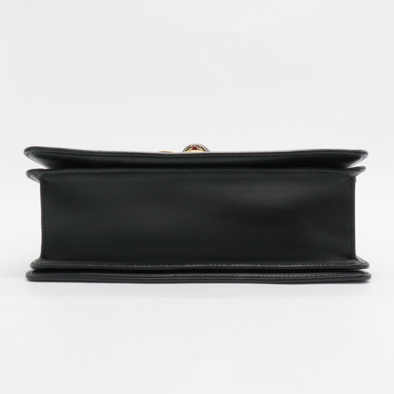 Queen Margaret Top Handle Bag Colorblock Leather Small