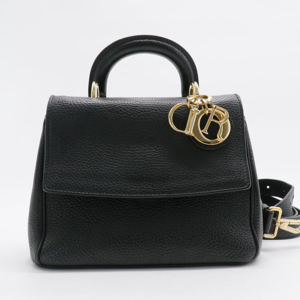 Be Dior Bag Pebbled Leather Mini