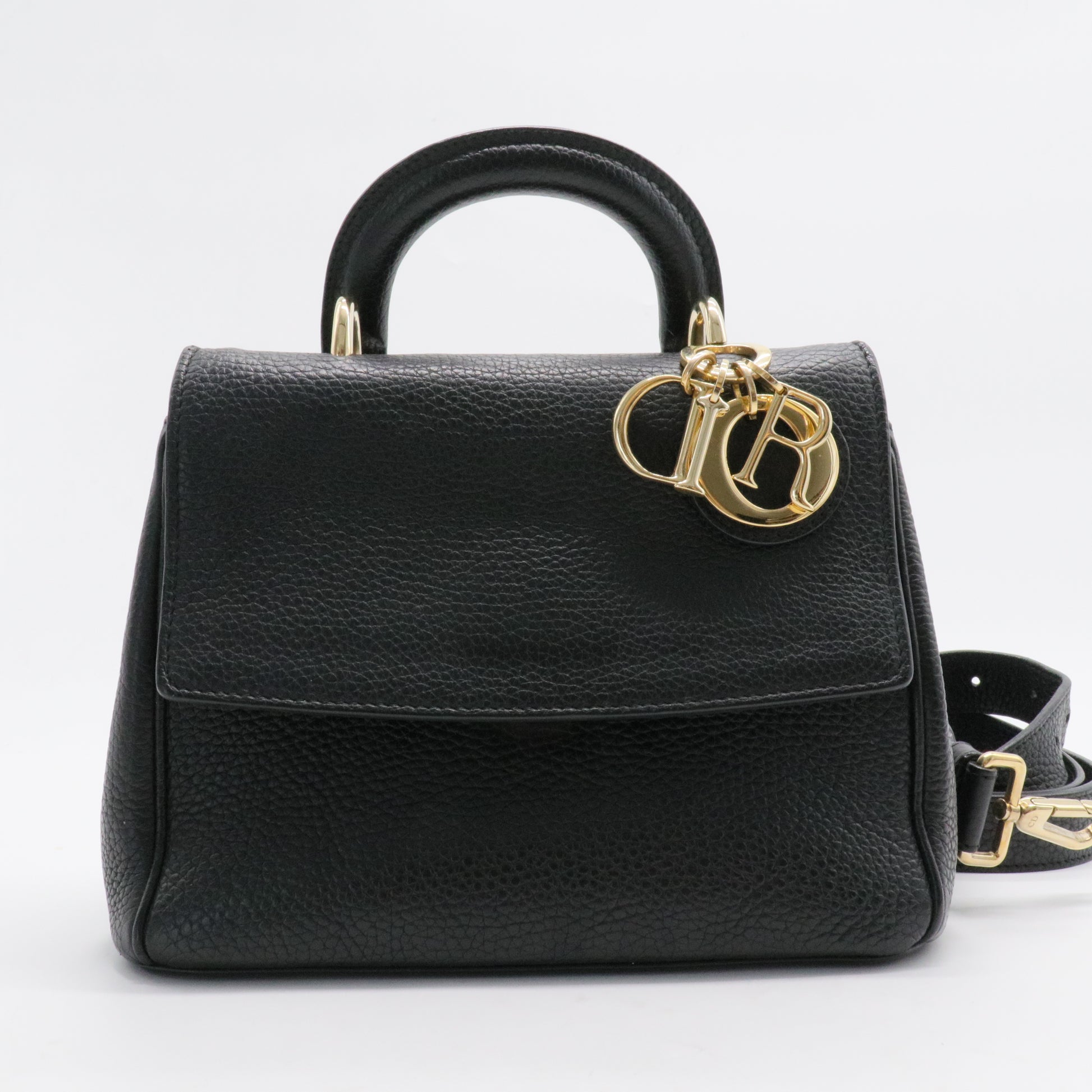Be Dior Bag Pebbled Leather Mini