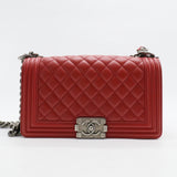 Boy Flap Bag Quilted Lambskin Medium