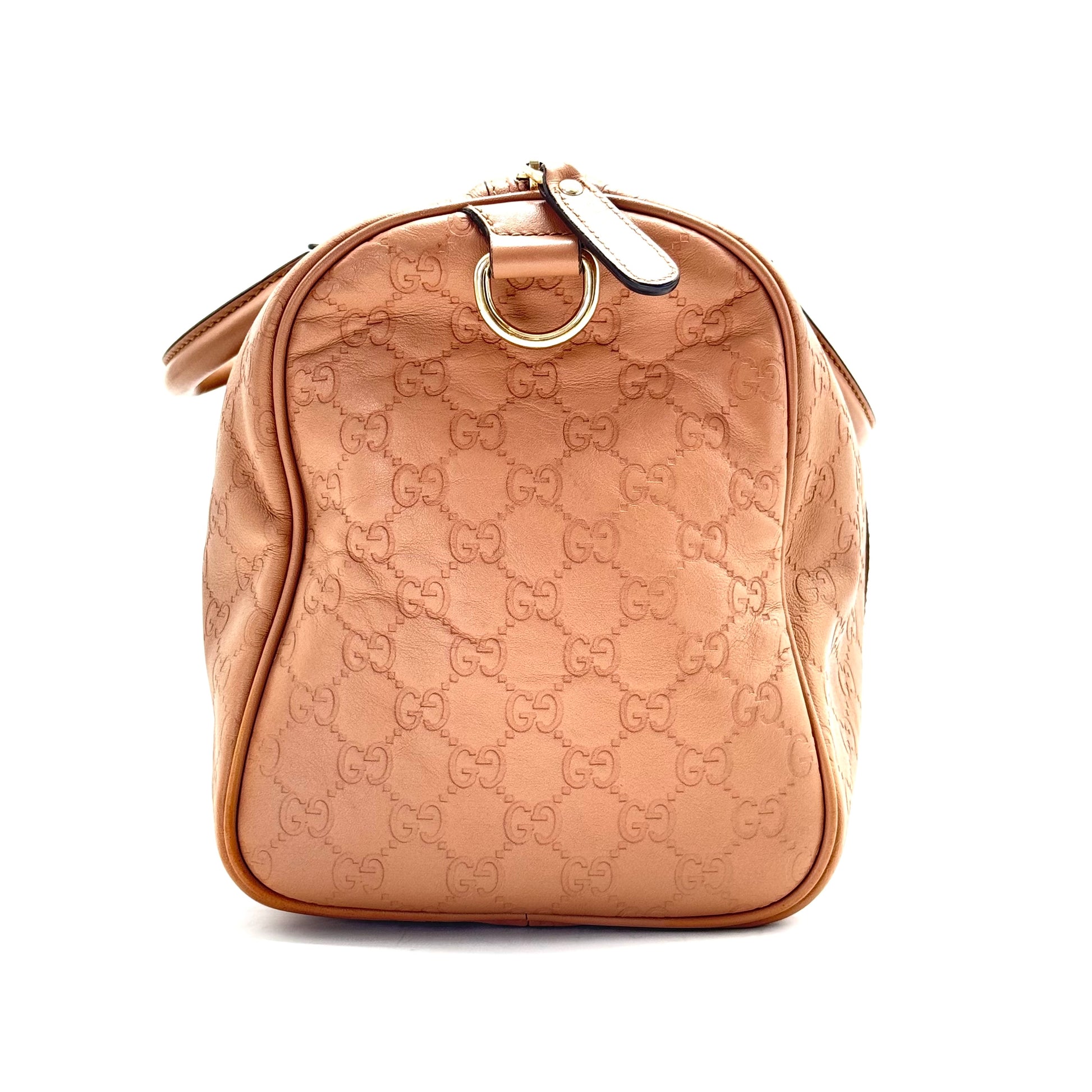 Joy Boston Bag Guccissima Leather Medium