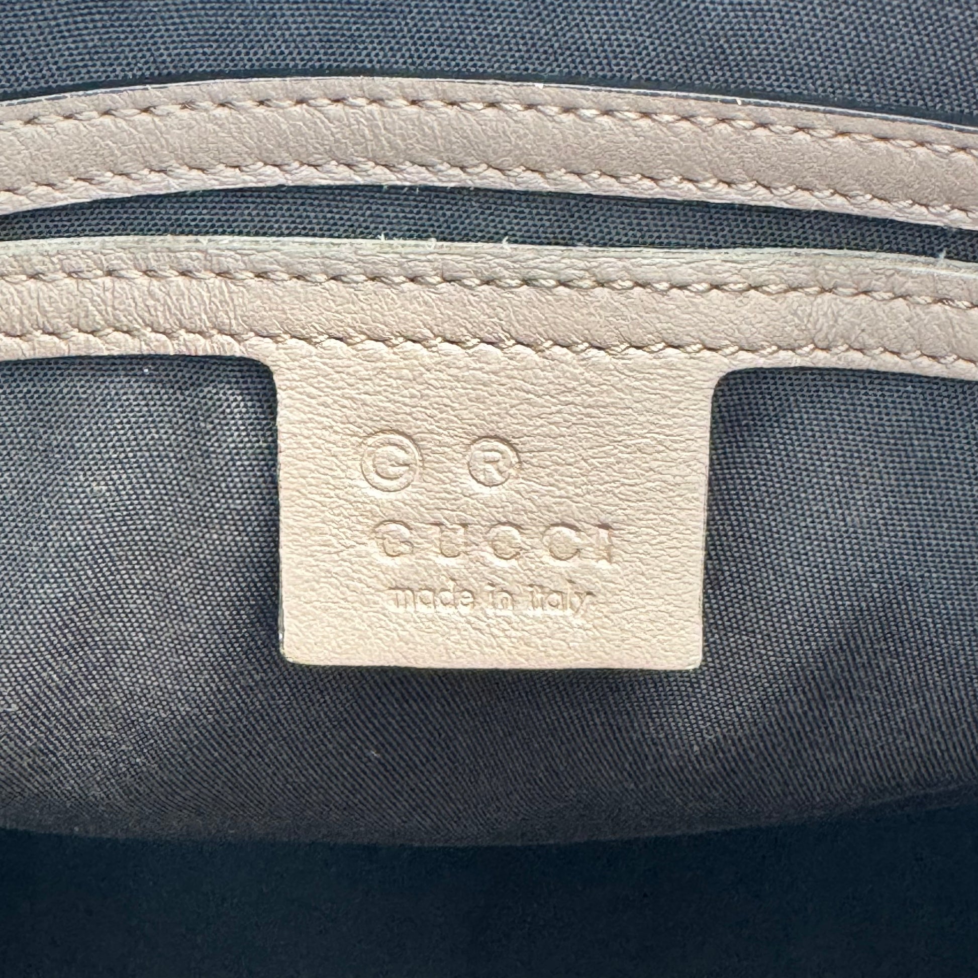 Joy Boston Bag Guccissima Leather Medium
