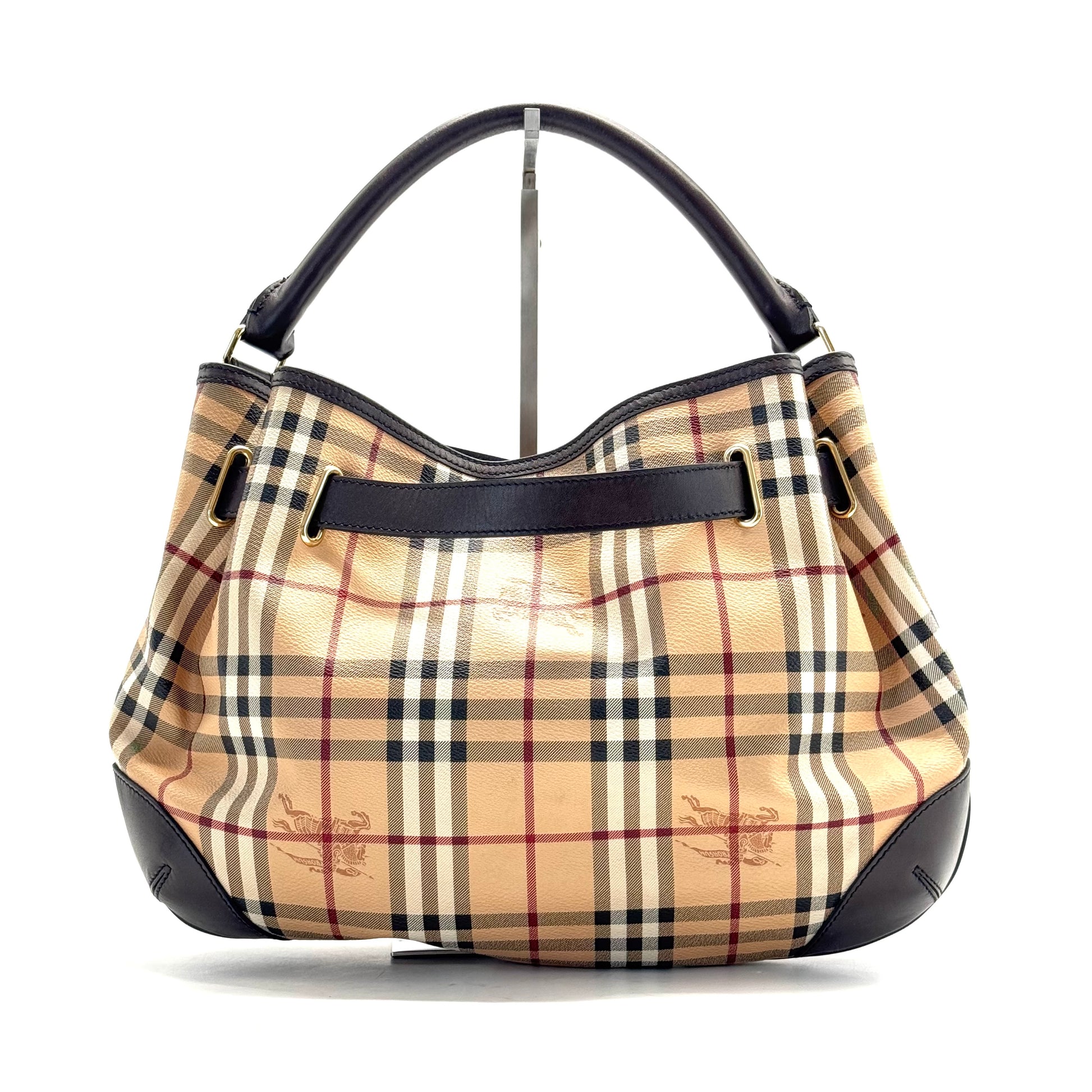 Willenmore Convertible Hobo Haymarket Coated Canvas and Leather Medium