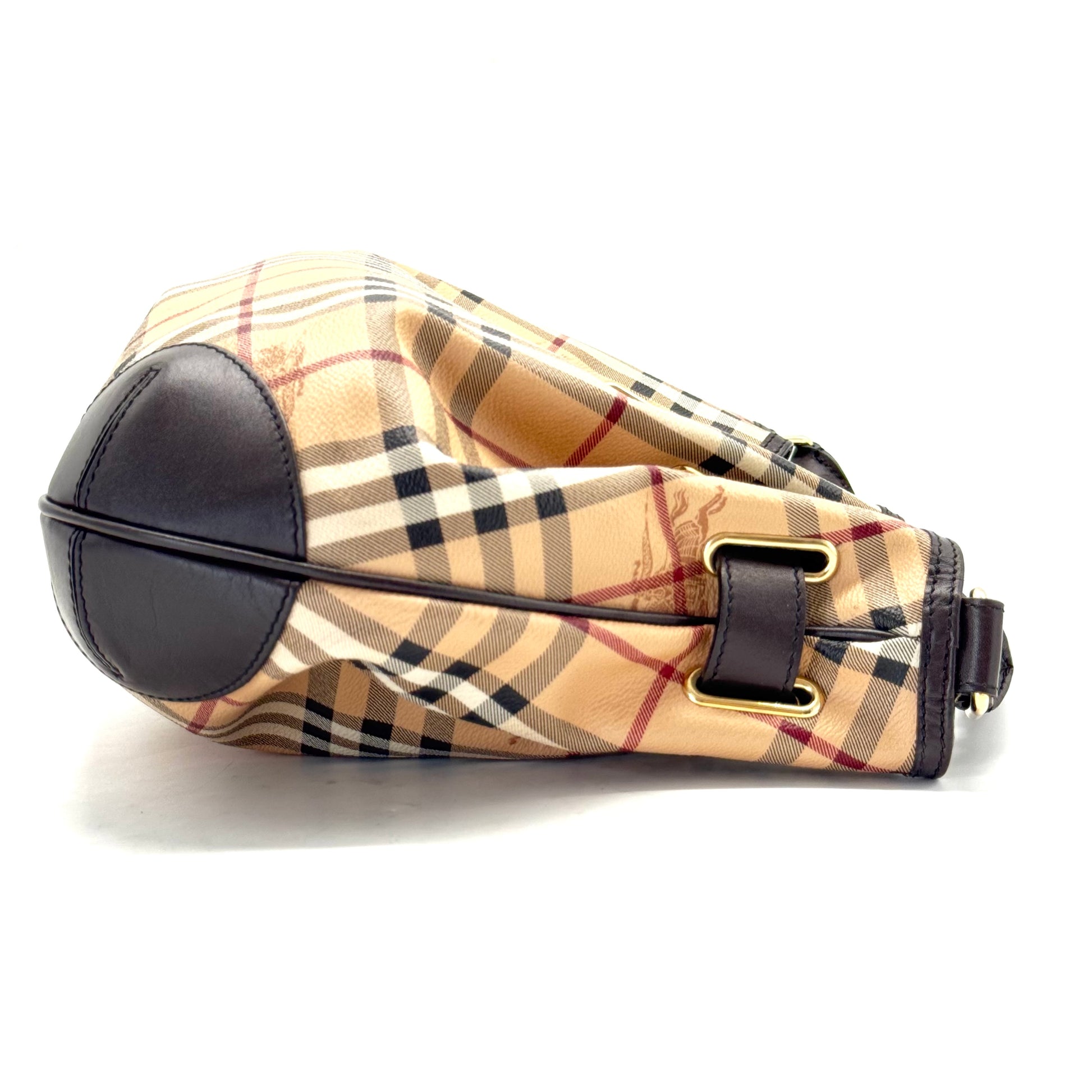 Willenmore Convertible Hobo Haymarket Coated Canvas and Leather Medium