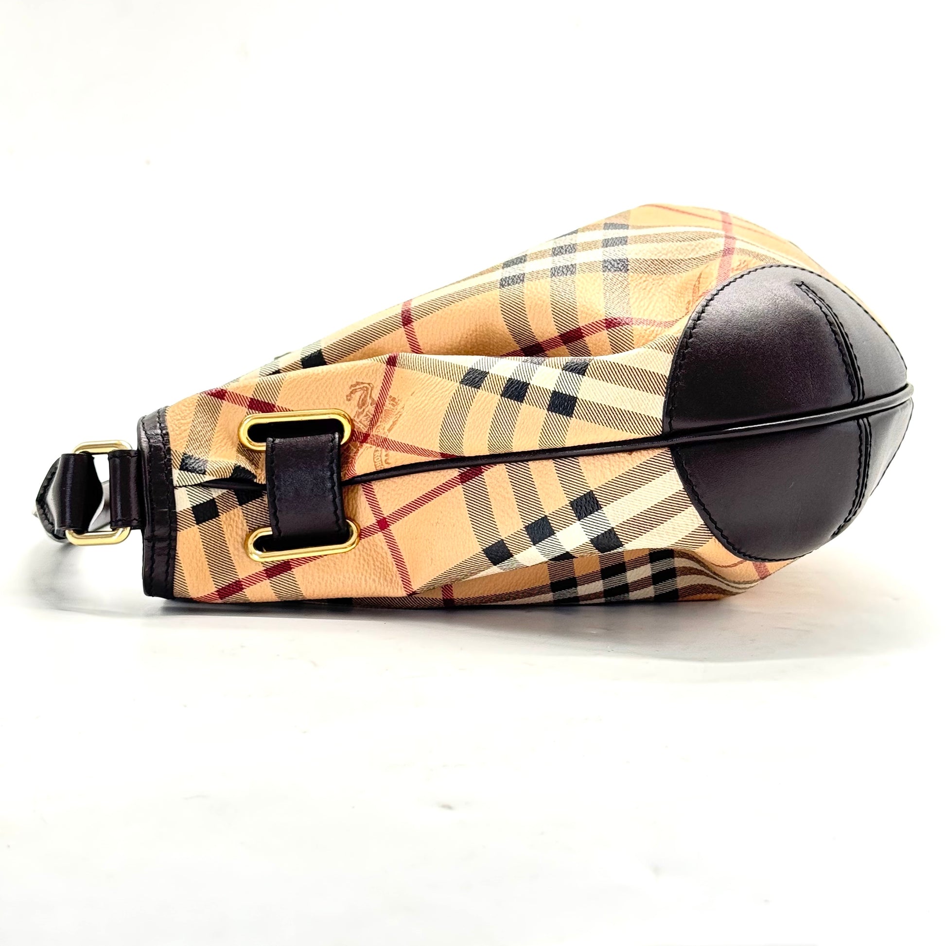Willenmore Convertible Hobo Haymarket Coated Canvas and Leather Medium